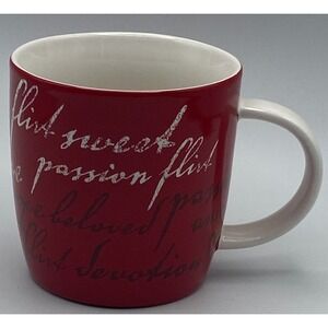 Starbucks Coffee Mug 2006 Red Passion Flirt Love 16‎ oz Tea Chocolate